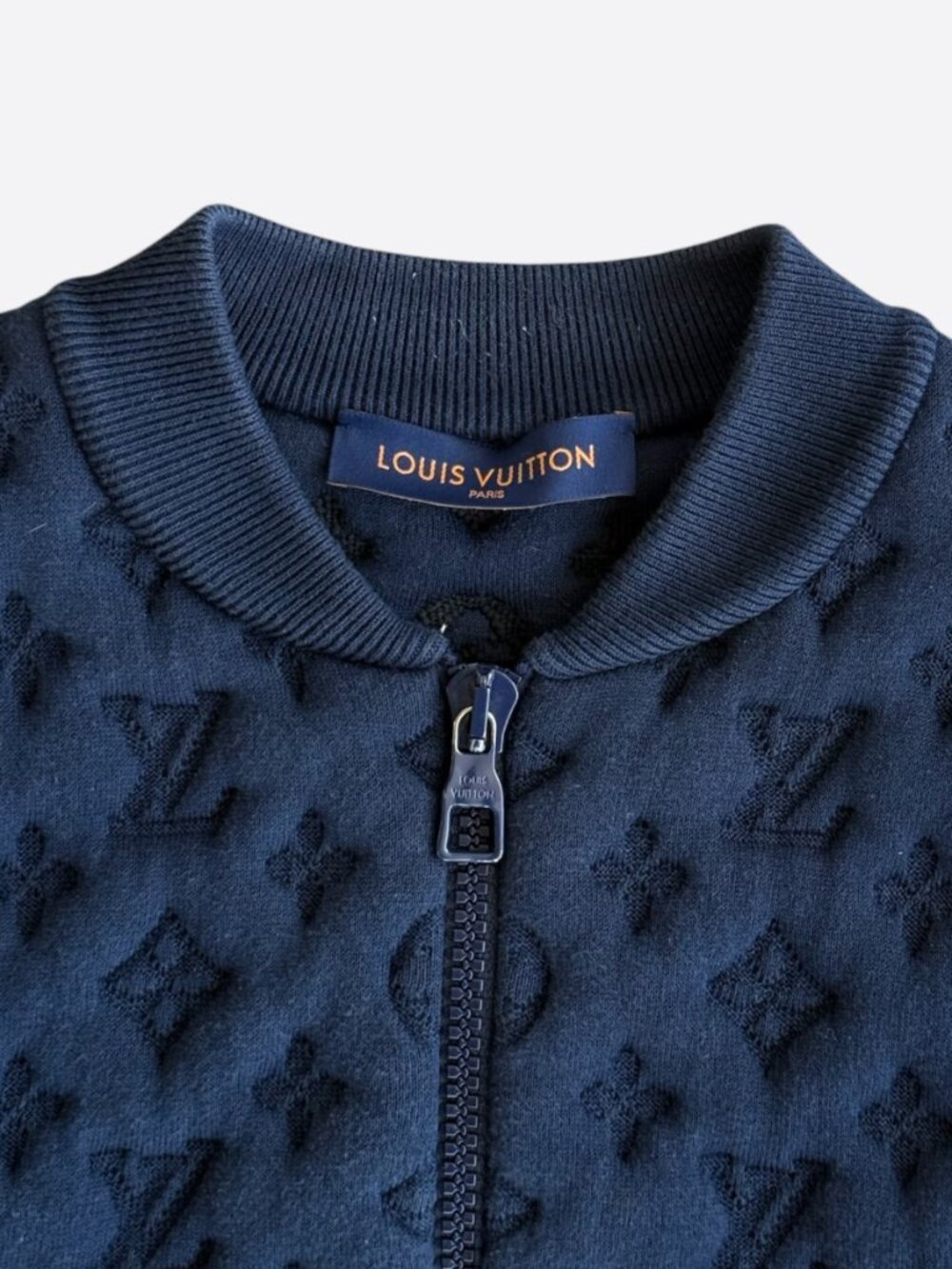 Louis Vuitton Navy Watercolor Monogram Bomber - Picture 3 of 7
